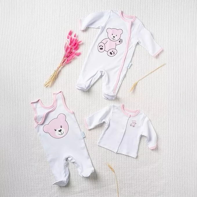 Strampler-Set mit Cardigan für Mädchen